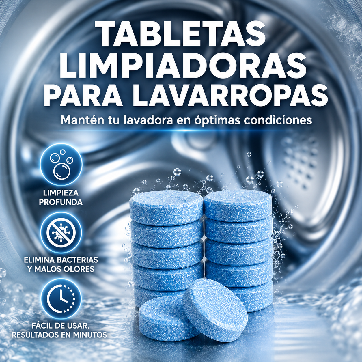 PACK 10 PASTILLAS ANTIBACTERIALES PARA LAVARROPA