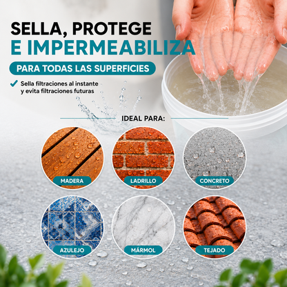 SELLADOR IMPERMEABILIZANTE TRANSPARENTE DE 1kg c/u