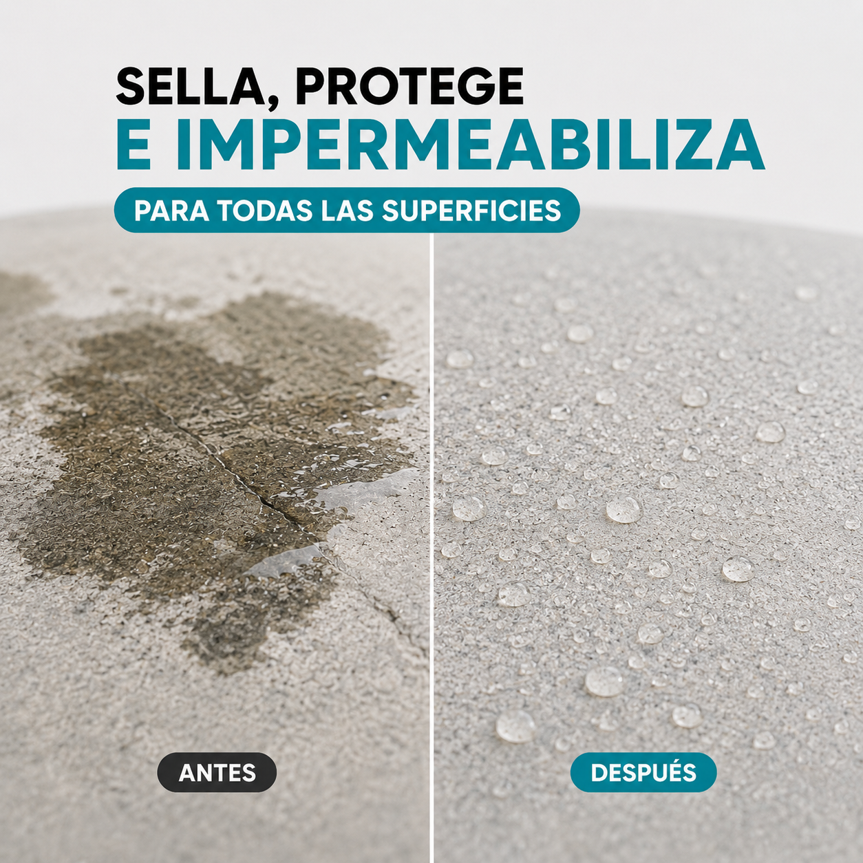 SELLADOR IMPERMEABILIZANTE TRANSPARENTE DE 1kg c/u